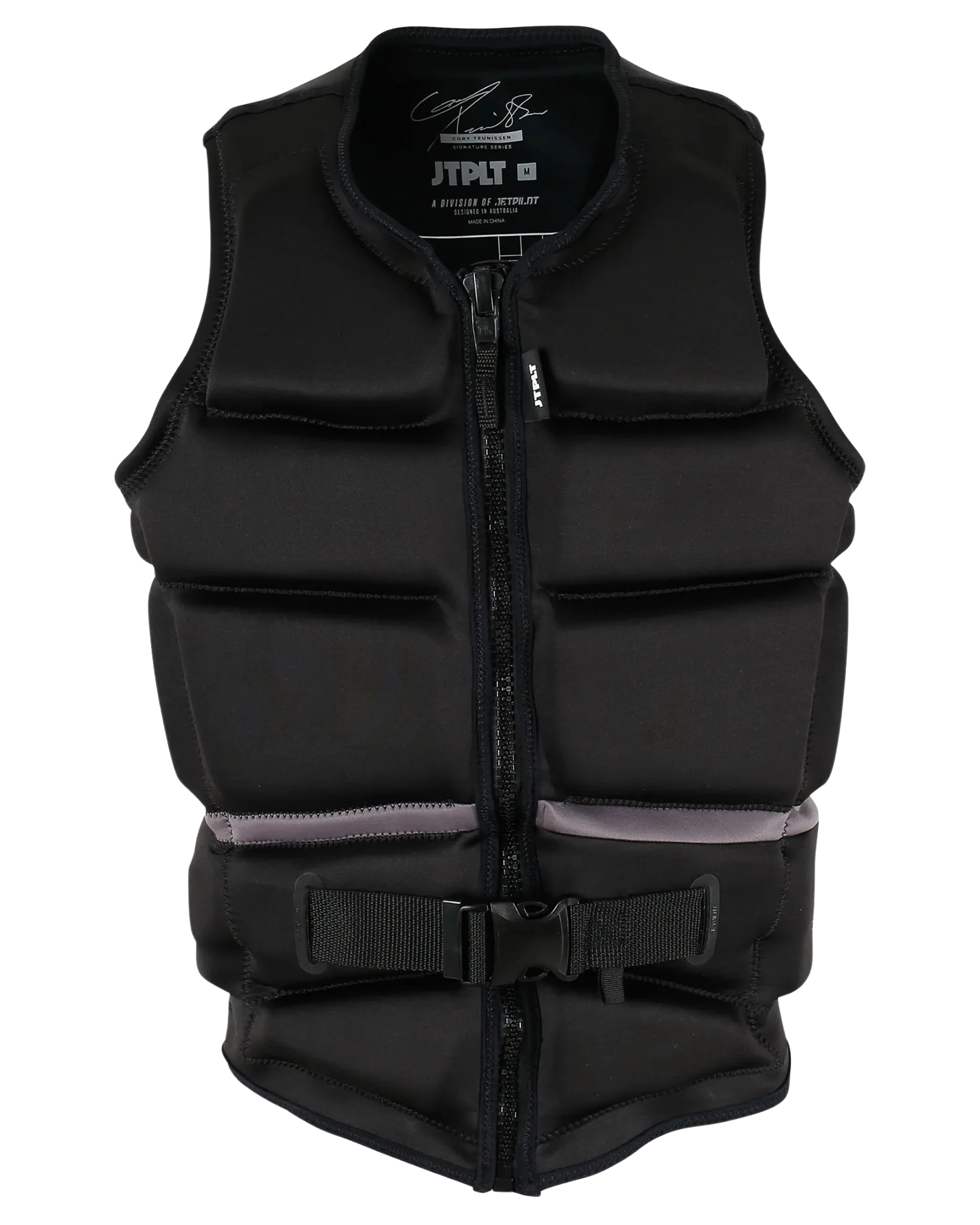 Jetpilot Men's Cory C4 Fe Neo Vest - Black Life Jackets - Trojan Wake Ski Snow