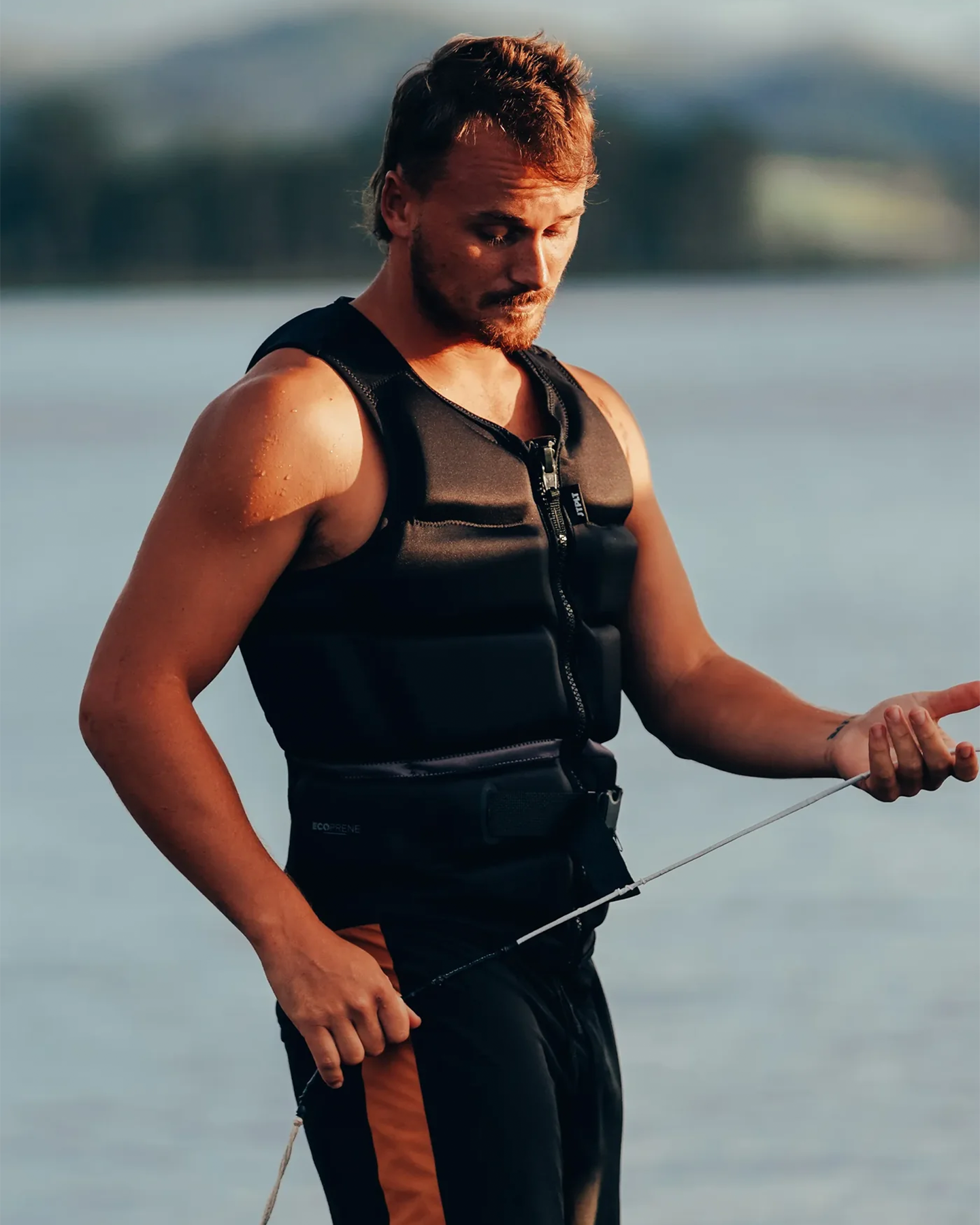 Jetpilot Men's Cory C4 Fe Neo Vest - Black Life Jackets - Trojan Wake Ski Snow