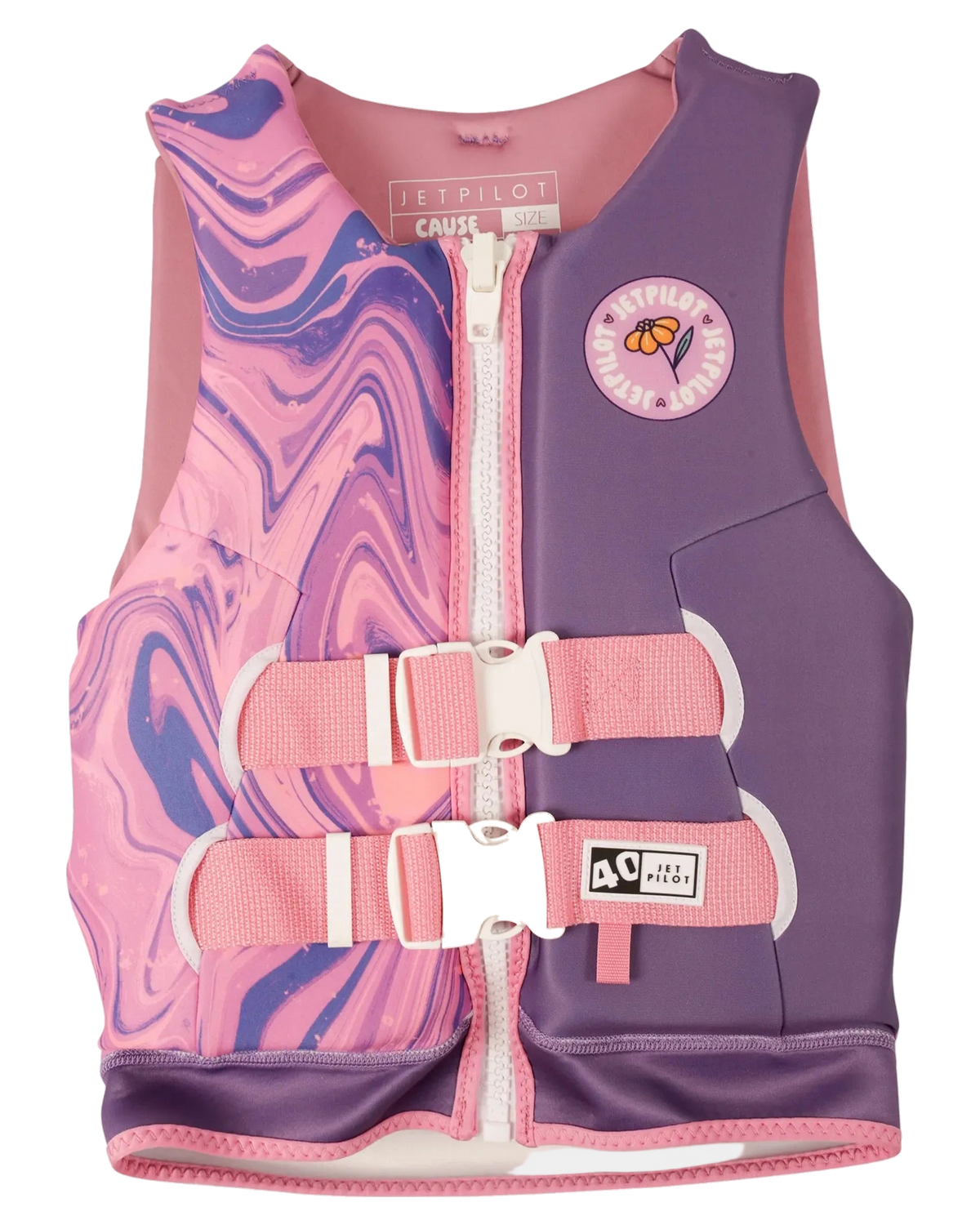 Jetpilot Girls Cause F/E Youth Eco Vest - Purple