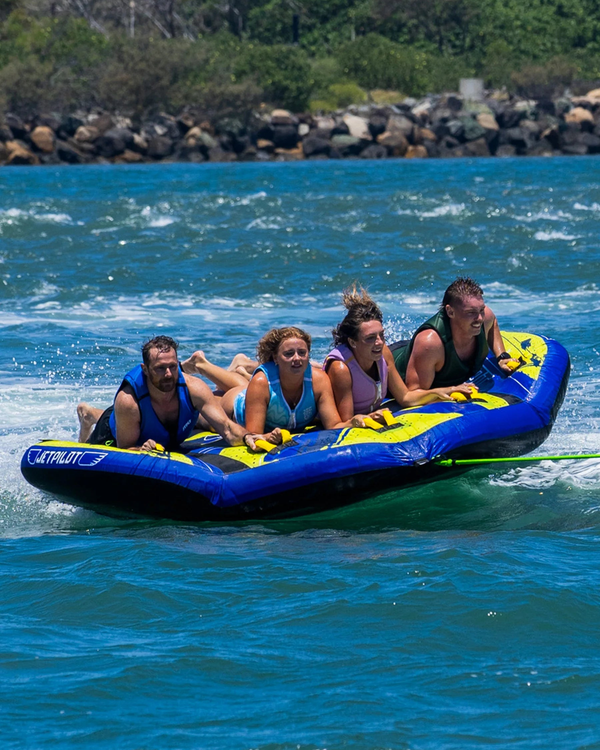 Jetpilot Hyper Wing 4 Towable - Blue/Yellow - view 2