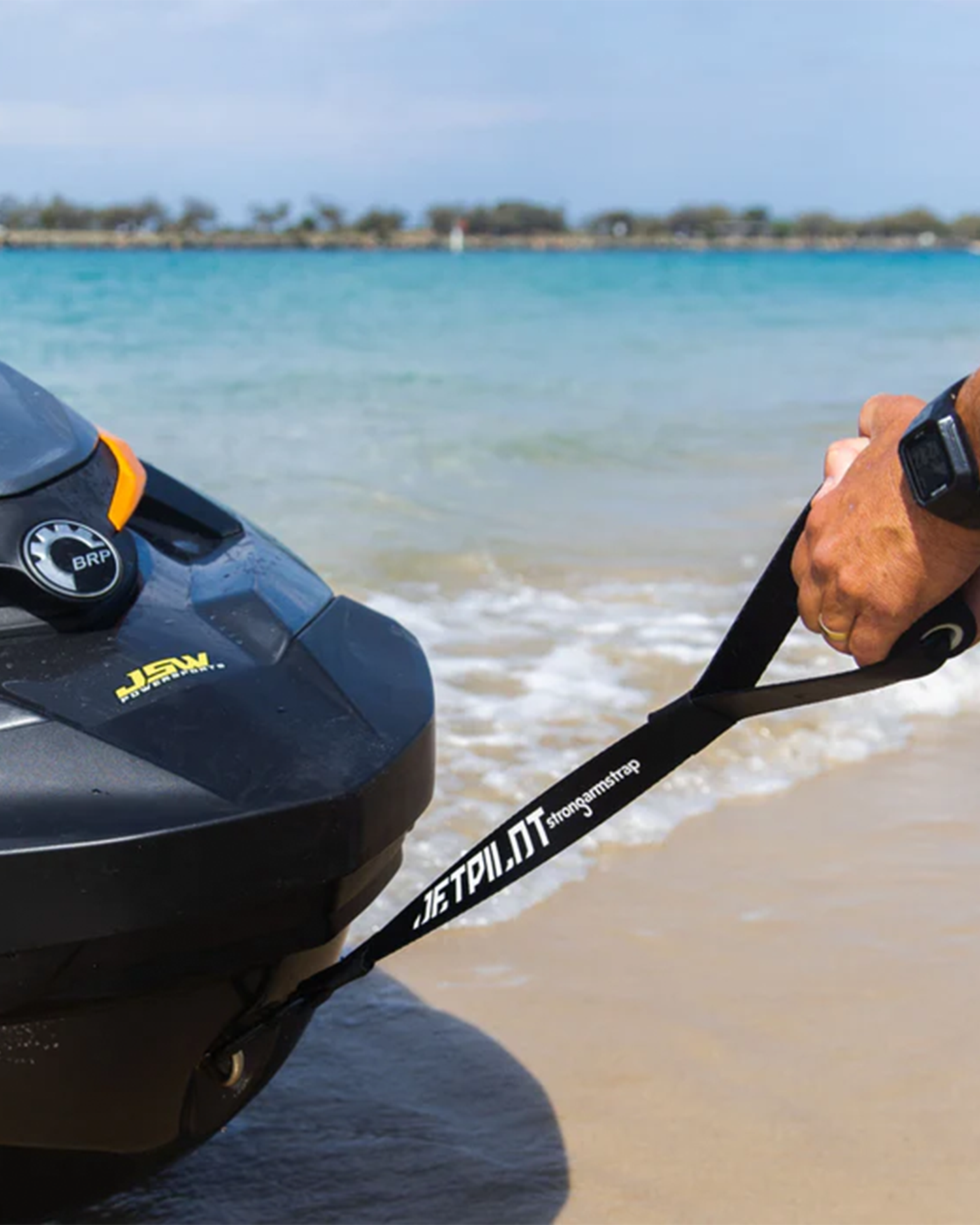 Jetpilot Jetpilot Strong Arm Strap - Black Jetski Accessories - Trojan Wake Ski Snow