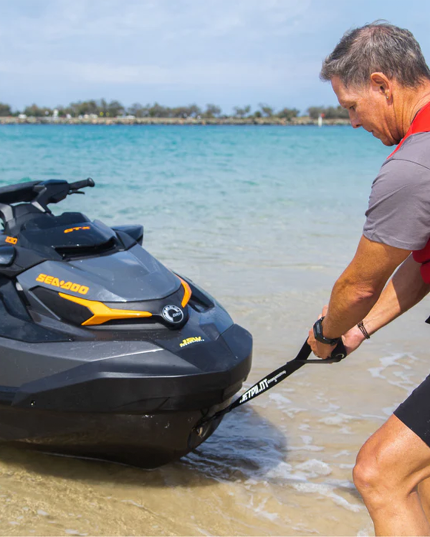 Jetpilot Jetpilot Strong Arm Strap - Black Jetski Accessories - Trojan Wake Ski Snow