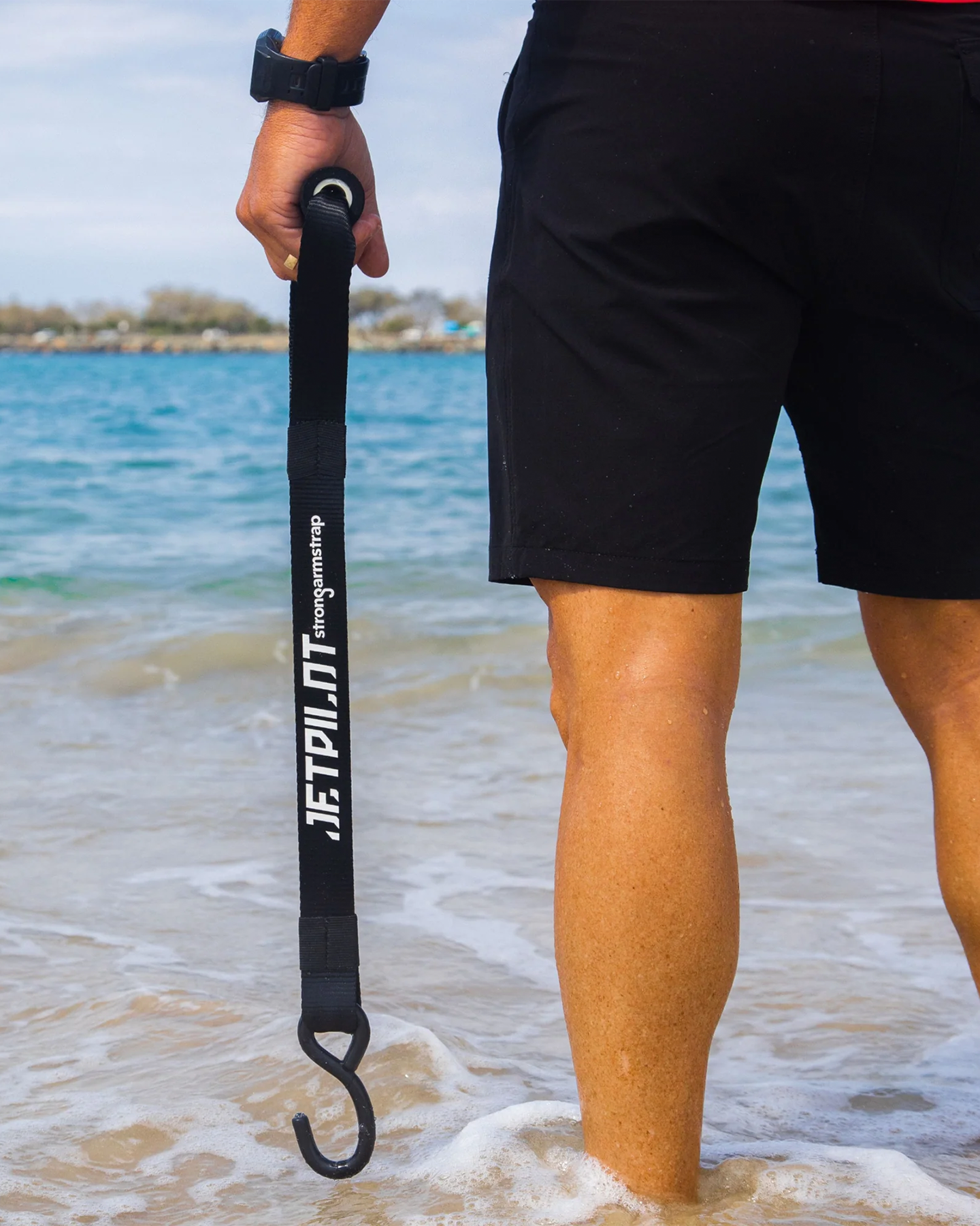 Jetpilot Jetpilot Strong Arm Strap - Black Jetski Accessories - Trojan Wake Ski Snow