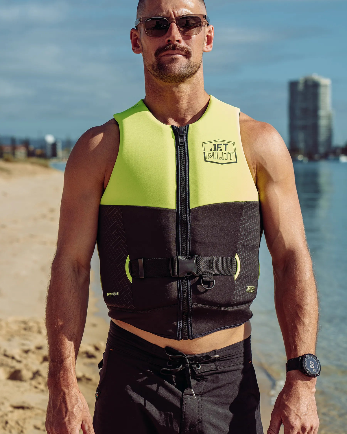 Jetpilot Men's Cause S-Grip F/E Eco Vest - Yellow Level 50 - view 2