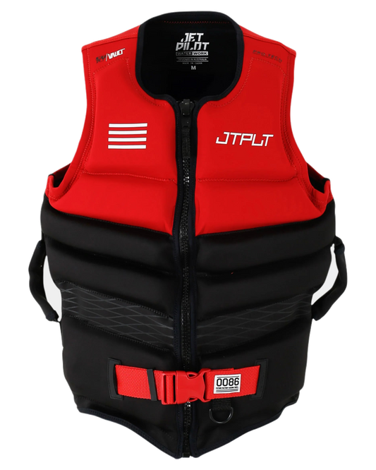 Jetpilot Men's Vault Hyperflex Eco Vest - Red Level 50/Black