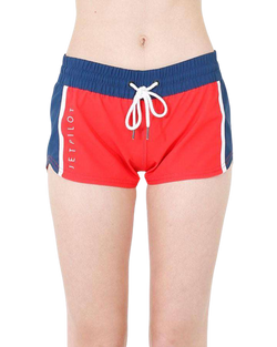 Jetpilot Pro Series Ladies Ride Shorts - Red Wetsuit Shorts - Trojan Wake Ski Snow