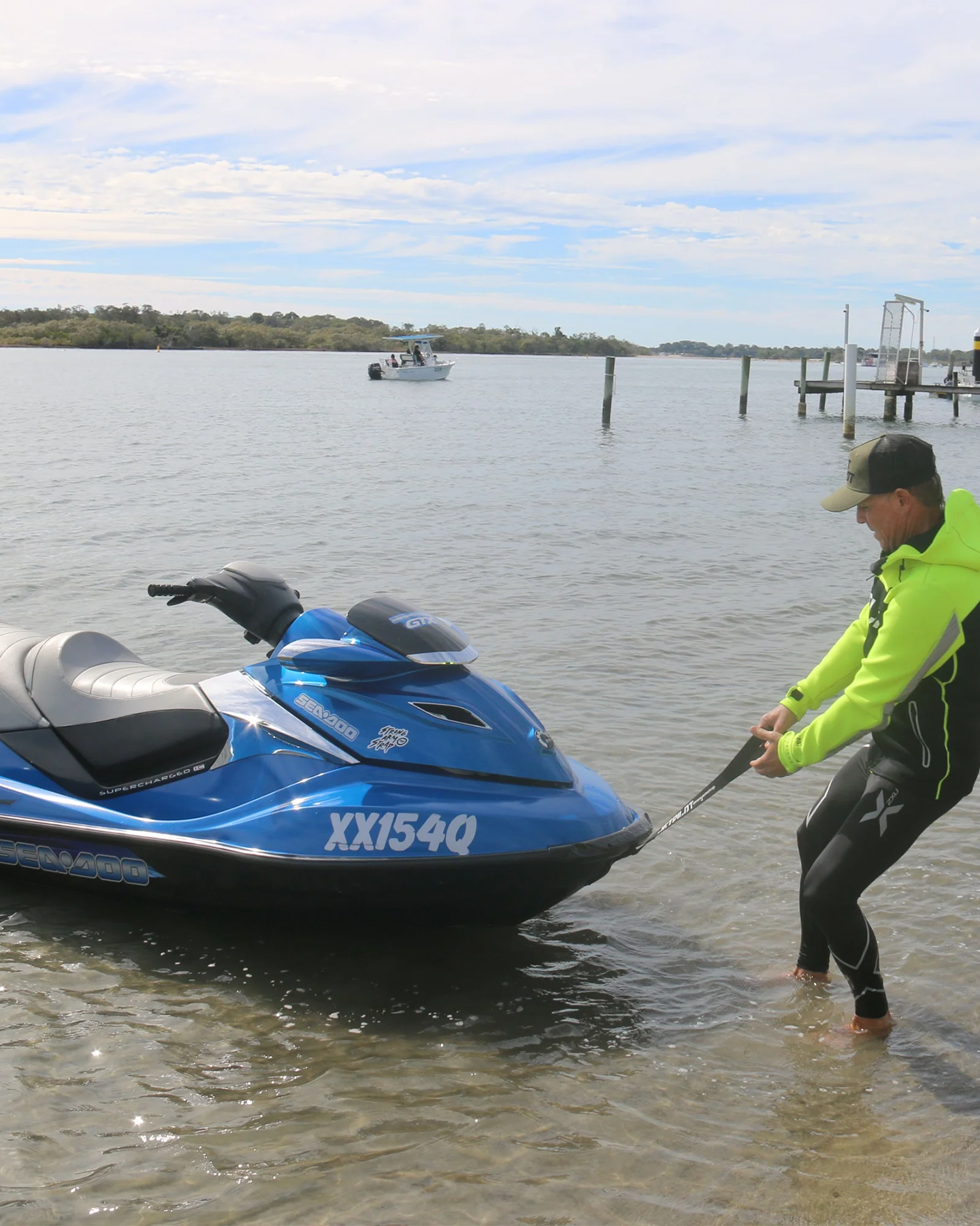 Jetpilot Jetpilot Strong Arm Strap - Black Jetski Accessories - Trojan Wake Ski Snow