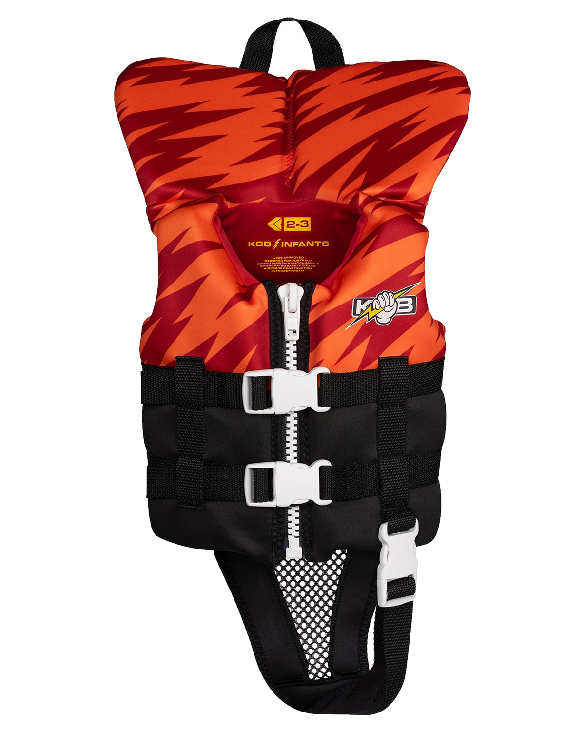 KGB Infant Vest W/ Collar - Electric Red