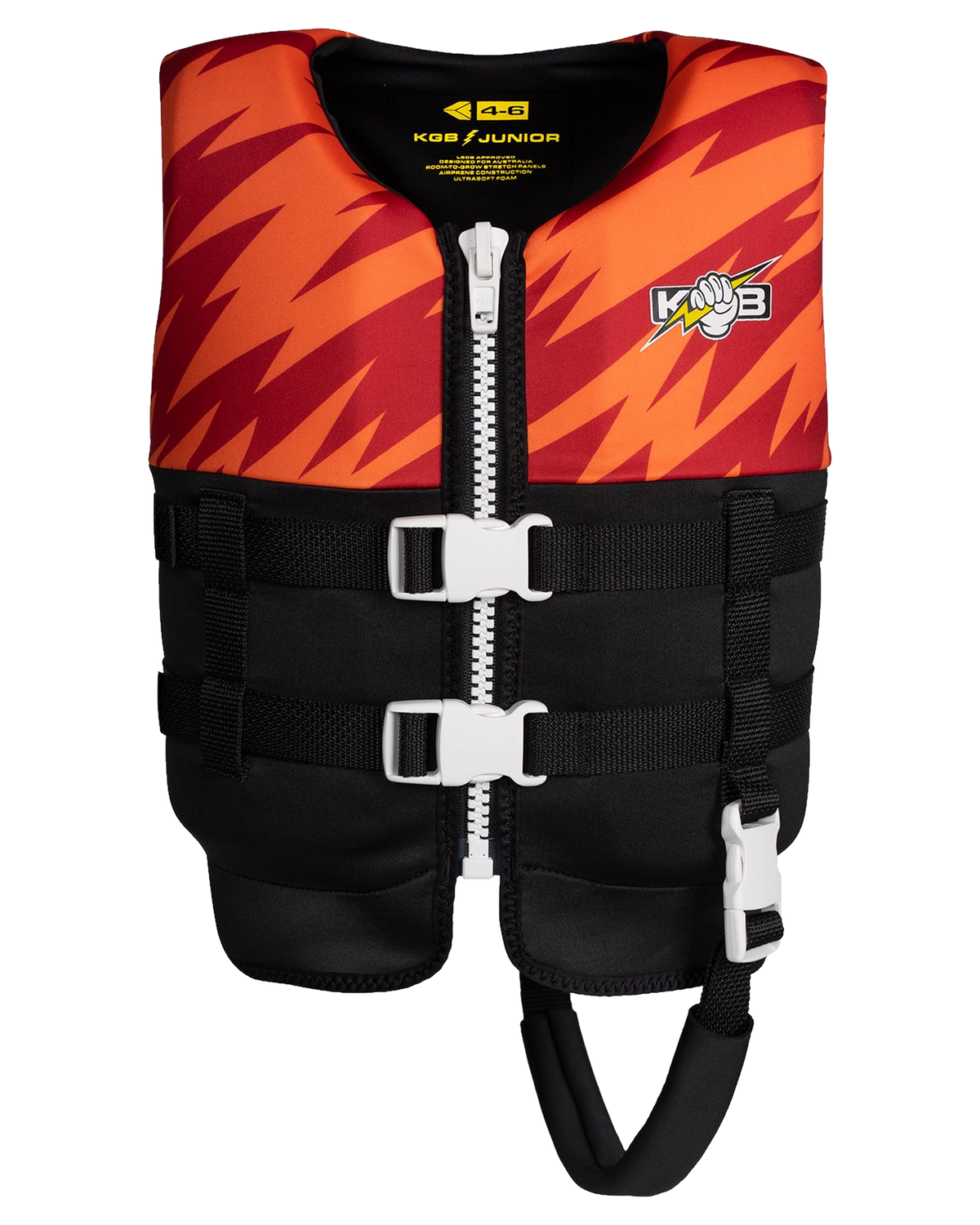 KGB Junior Boys Vest - Electric Red