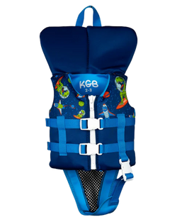 KGB Junior Boys Vest With Collar Life Jackets - Trojan Wake Ski Snow