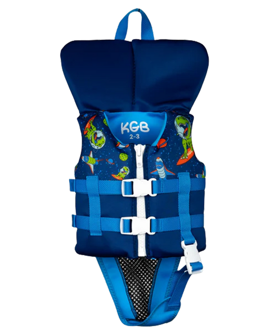 KGB Junior Boys Vest With Collar Life Jackets - Trojan Wake Ski Snow