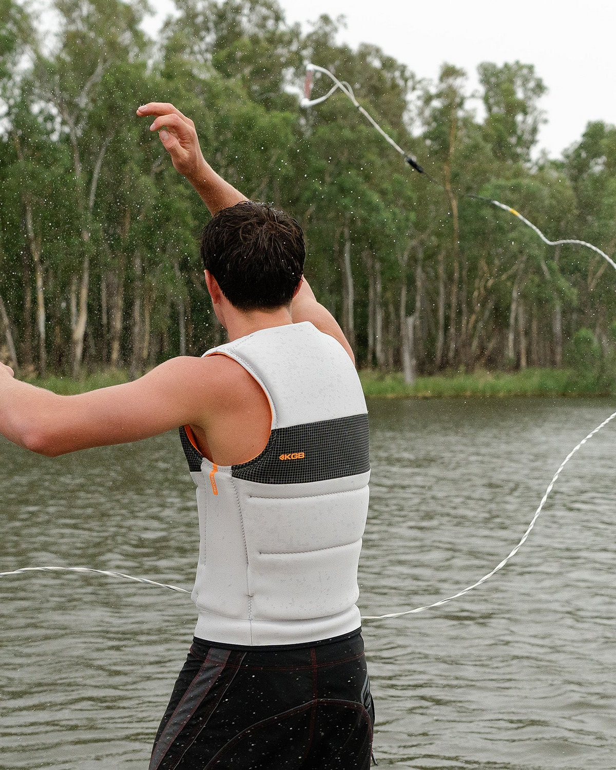 KGB Men's Capital Vest - Silver