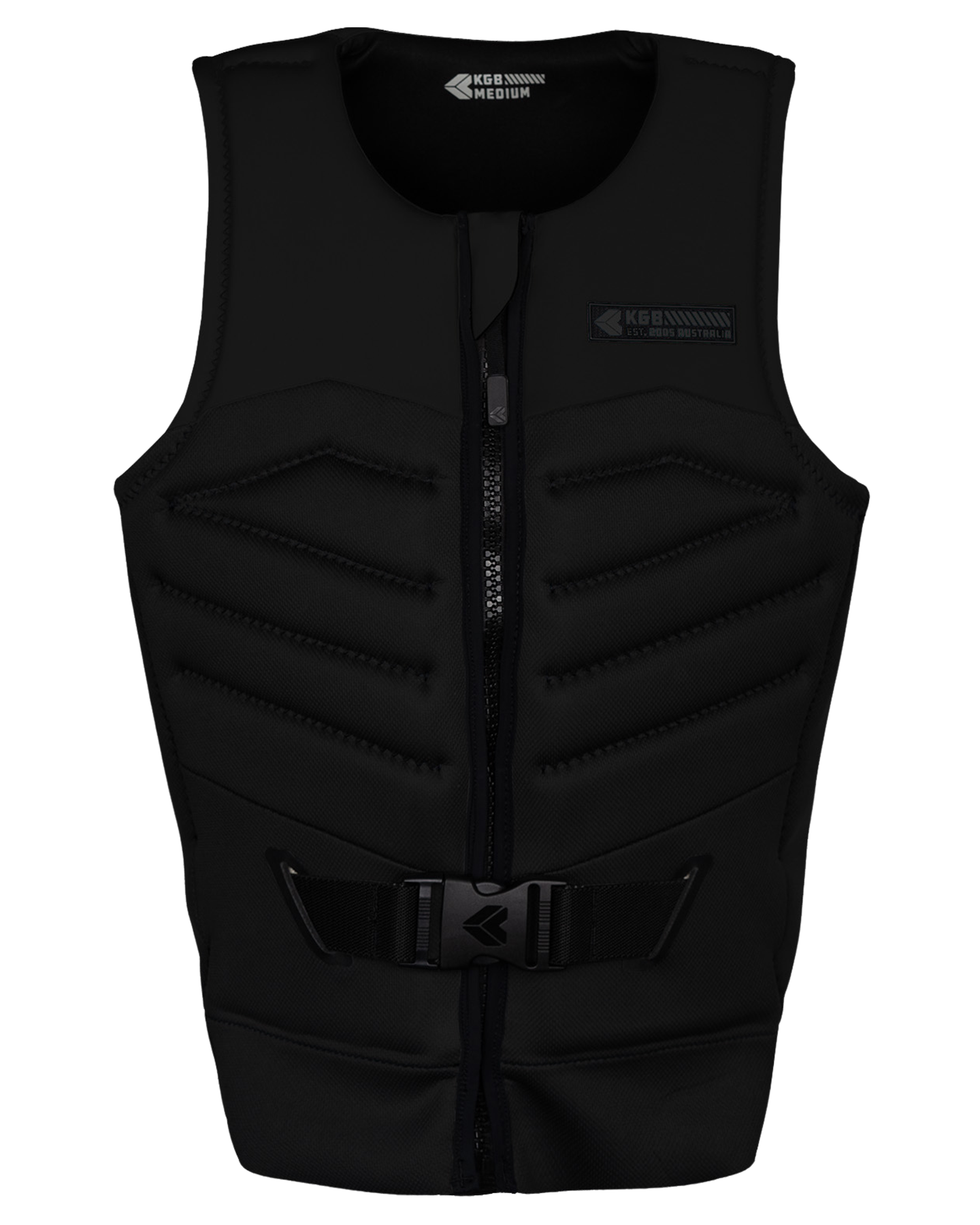 KGB Men's Control Vest - Blackout Life Jackets - Trojan Wake Ski Snow