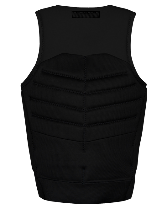 KGB Men's Control Vest - Blackout Life Jackets - Trojan Wake Ski Snow