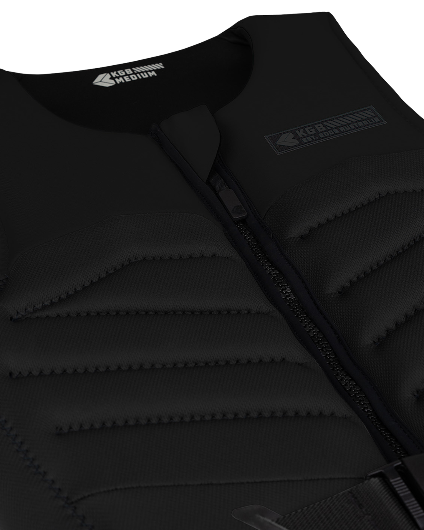 KGB Men's Control Vest - Blackout Life Jackets - Trojan Wake Ski Snow