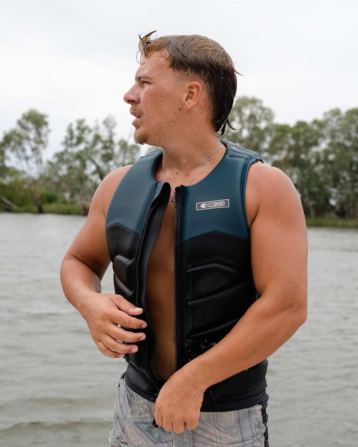 KGB Men's Control Vest - Emerald