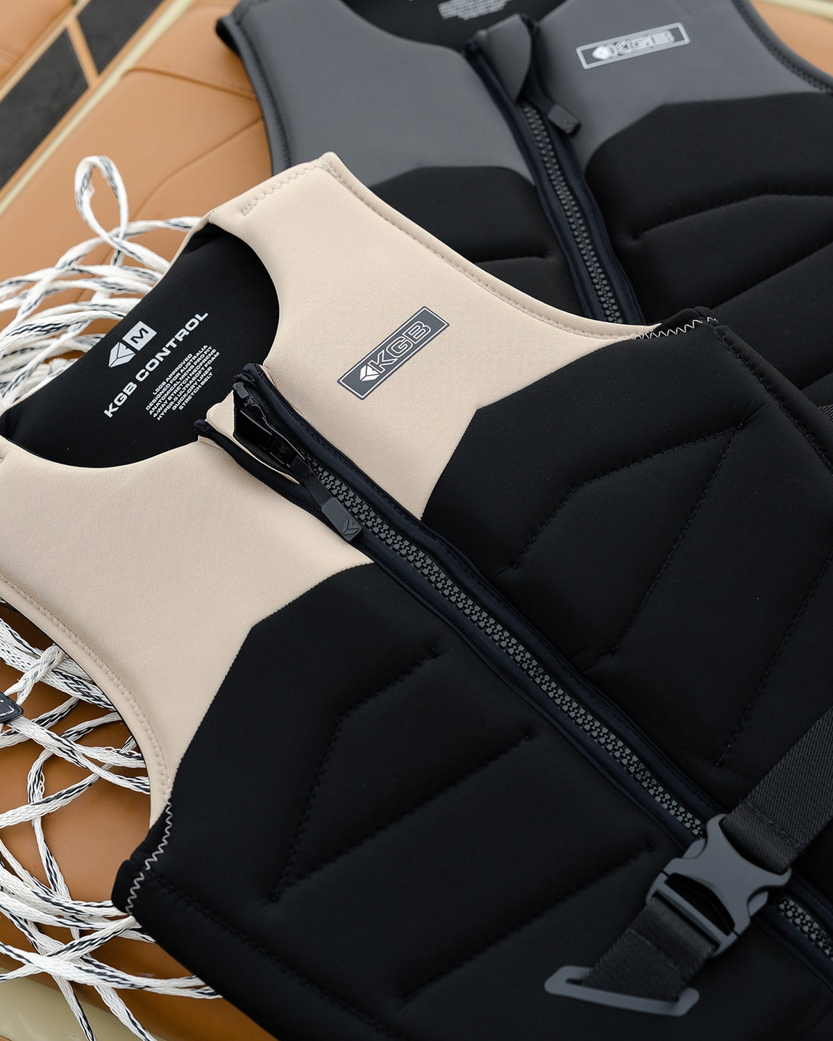 KGB Men's Control Vest - Taupe