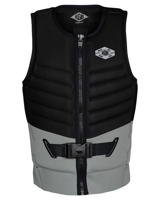 KGB Men's Select Vest - Black / Silver Life Jackets - Trojan Wake Ski Snow