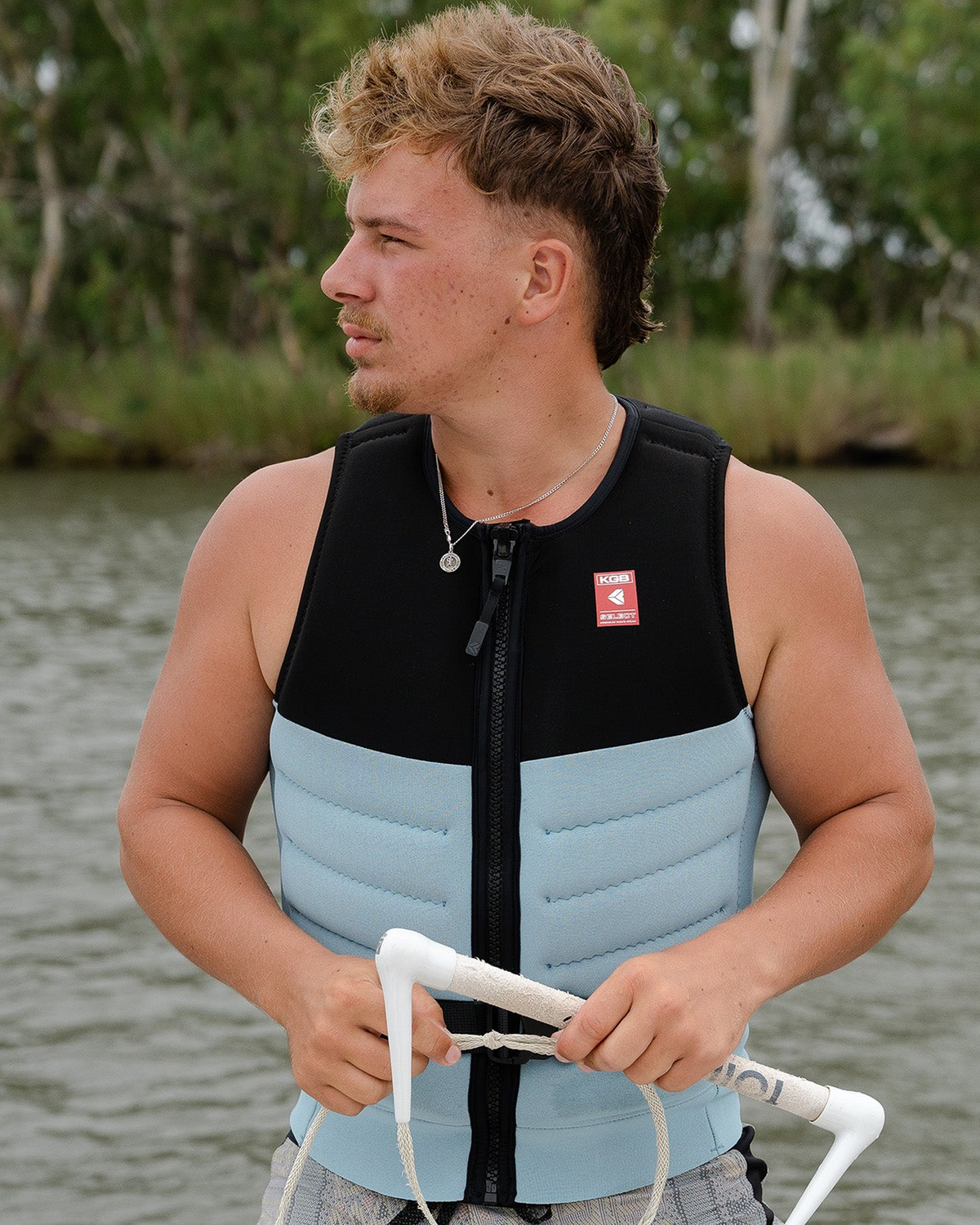 KGB Men's Select Vest - Crystal Blue