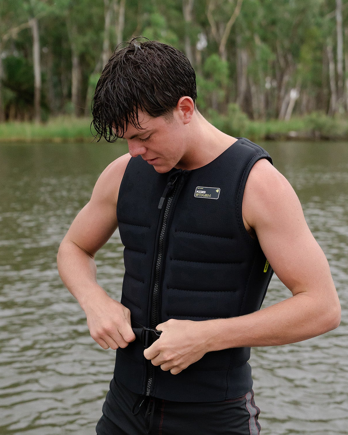 KGB Men's Stash Vest - Black