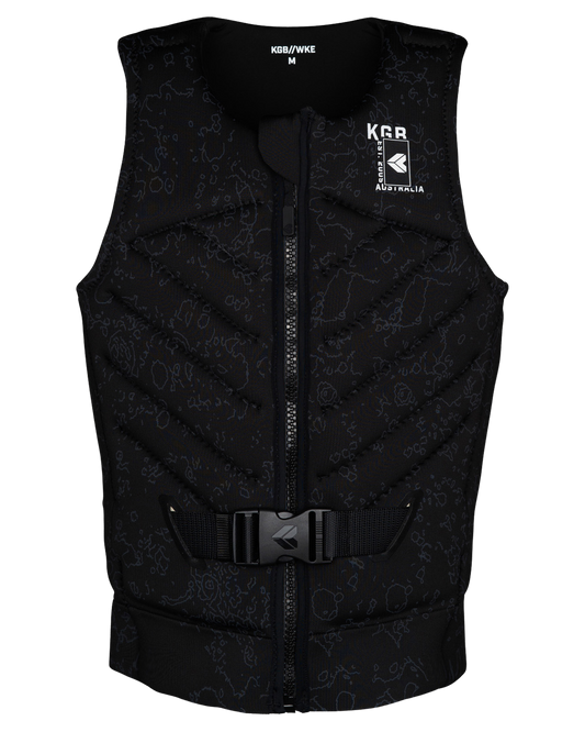 KGB Men's Stash Vest - Blackout Life Jackets - Trojan Wake Ski Snow