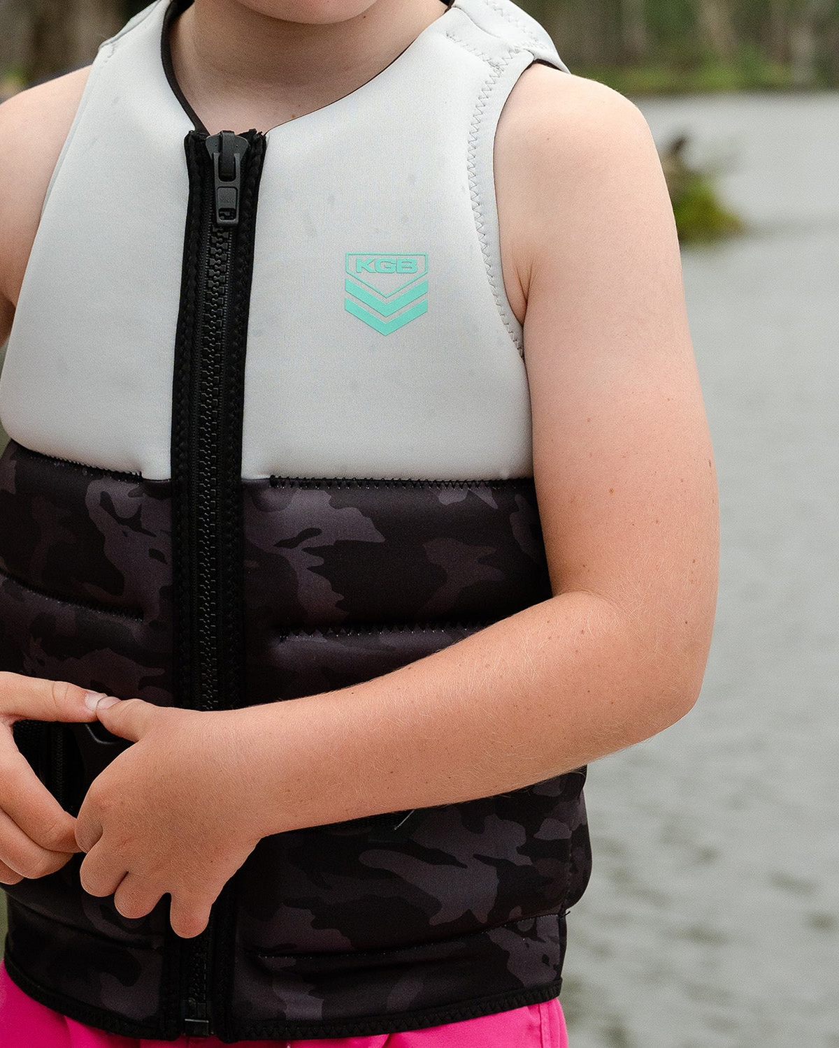 KGB Teen Core Vest - Silver