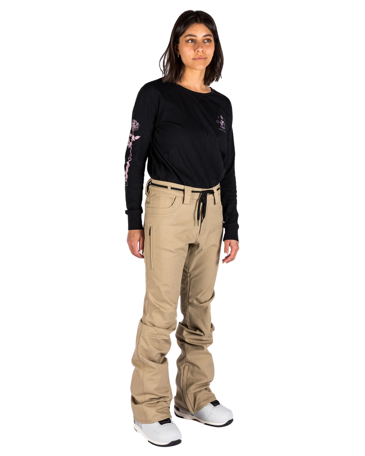 L1 Heartbreaker Twill Women's Pant - Dune - 2022 Women's Snow Pants - Trojan Wake Ski Snow