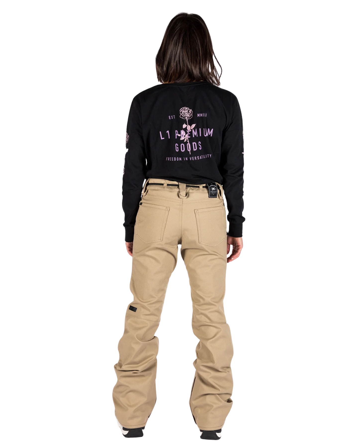 L1 Heartbreaker Twill Women's Pant - Dune - 2022 Women's Snow Pants - Trojan Wake Ski Snow