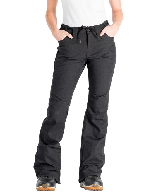 L1 Women's Heartbreaker Twill Pant - Black - 2024 Women's Snow Pants - Trojan Wake Ski Snow