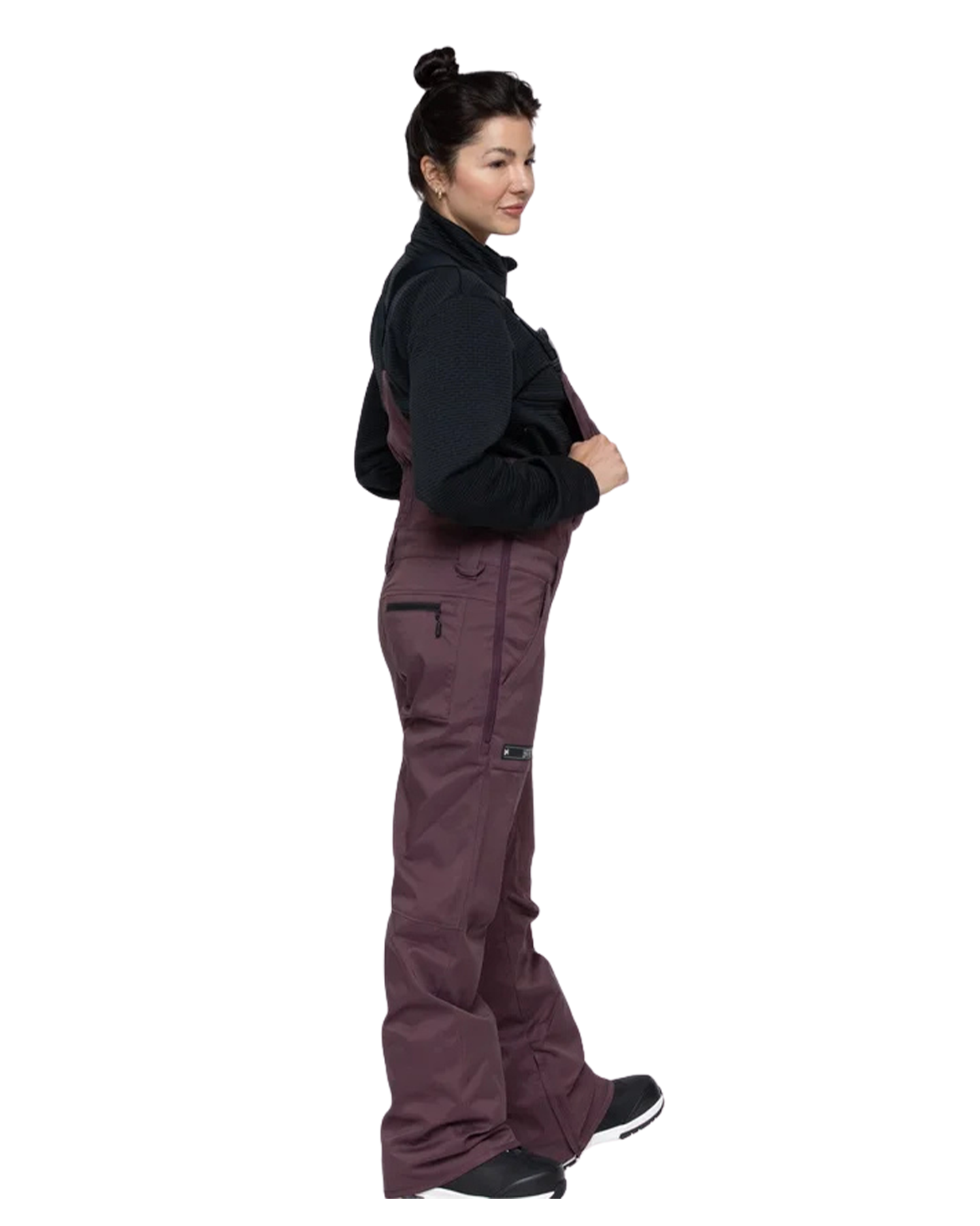 L1 Women's Loretta Overall Bib - Huckleberry - 2024 Women's Snow Bibs - Trojan Wake Ski Snow