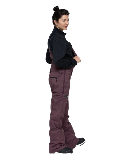 L1 Women's Loretta Overall Bib - Huckleberry - 2024 Women's Snow Bibs - Trojan Wake Ski Snow