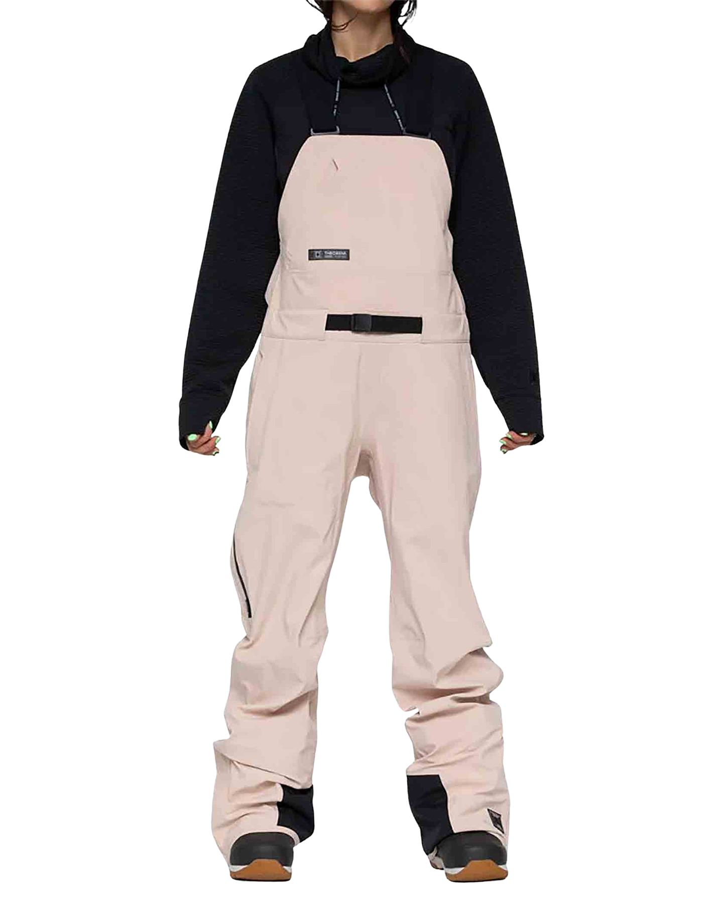 L1 Women's Sao Bib - Almost Apricot - 2024 Women's Snow Bibs - Trojan Wake Ski Snow