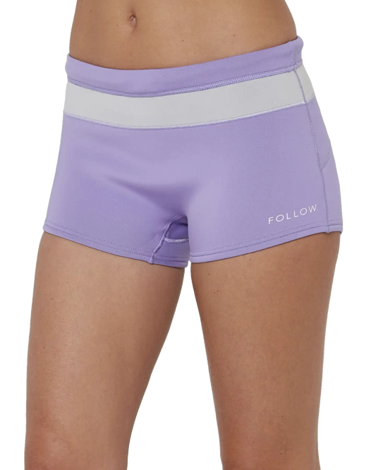 Follow Ladies Wetsuit Shorts - Purple