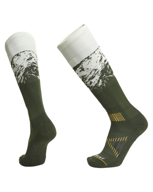 Le Bent Sammy Carlson Pro Series Light Cushion Socks - Kombu Green Socks - Trojan Wake Ski Snow