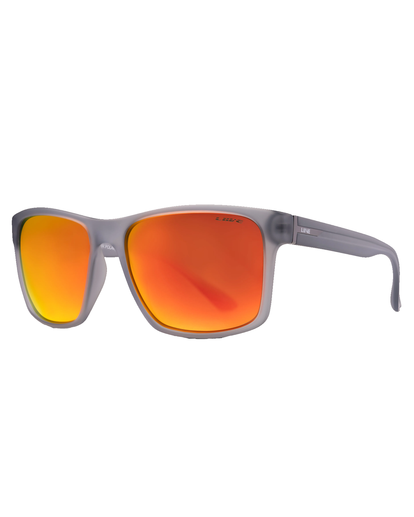 Liive Kerrbox Sunglasses - Polar Matte Xtal Orange Sunglasses - Trojan Wake Ski Snow