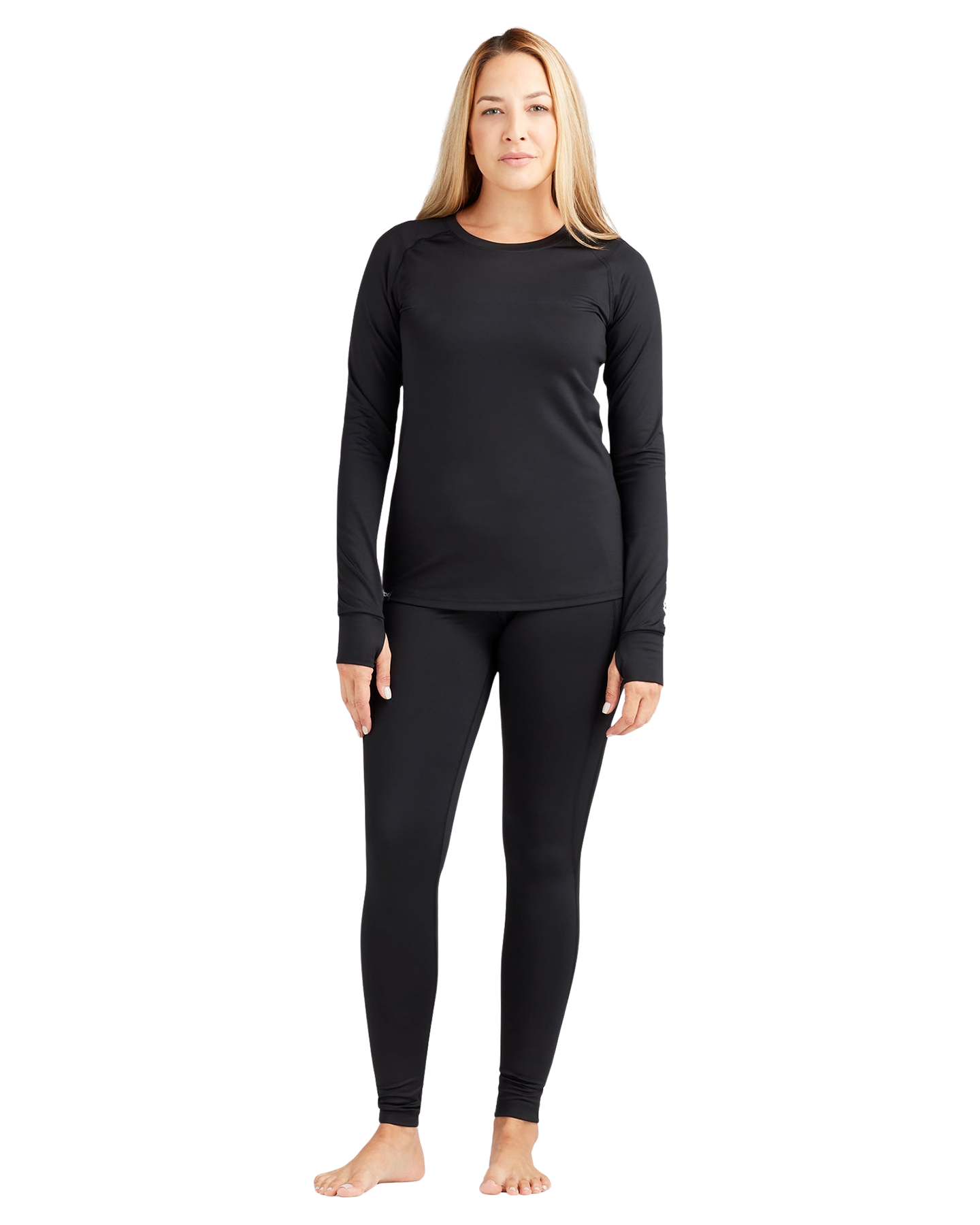 Dakine Women's Lupine Lightweight Thermal Bottoms - Black Women's Knit Pants - Trojan Wake Ski Snow