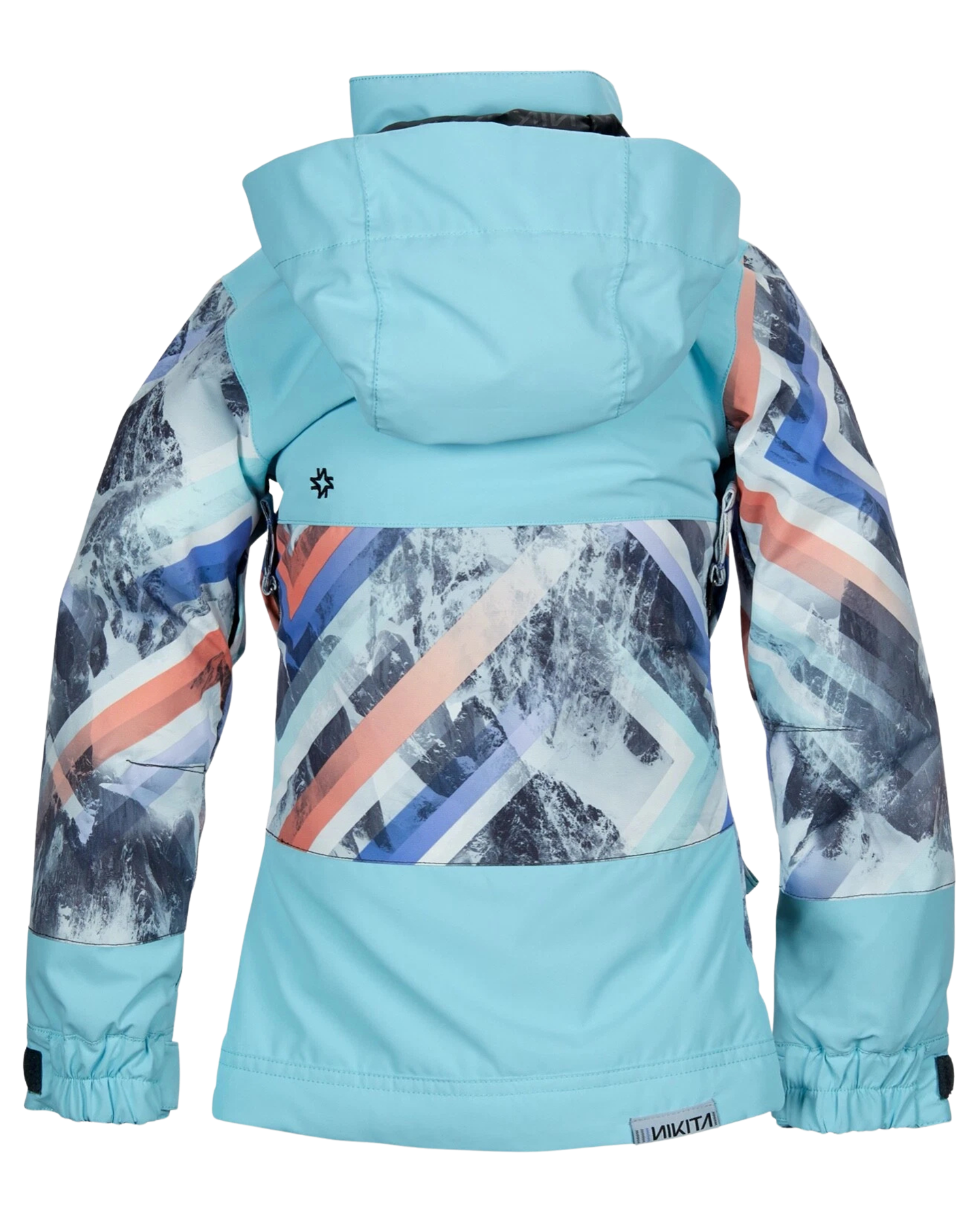 Nikita Girls Magnolia Jacket - Geo Storm/Caribean Kids' Snow Jackets - Trojan Wake Ski Snow