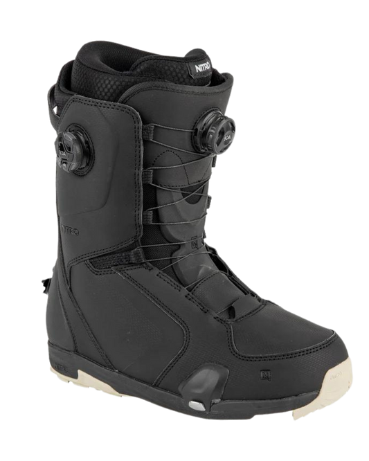 Nitro Darkseid Step On Boa Snowboard Boots - Black - 2024 Snowboard Boots - Mens - Trojan Wake Ski Snow