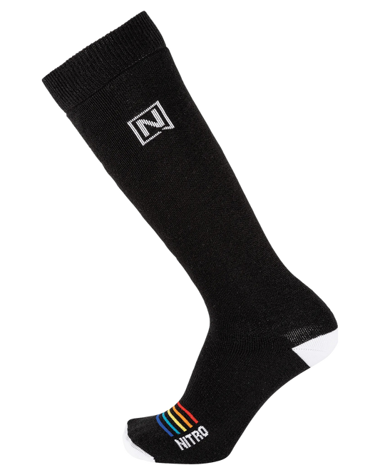Nitro Cloud 1 Unisex Socks – Black Socks - Trojan Wake Ski Snow