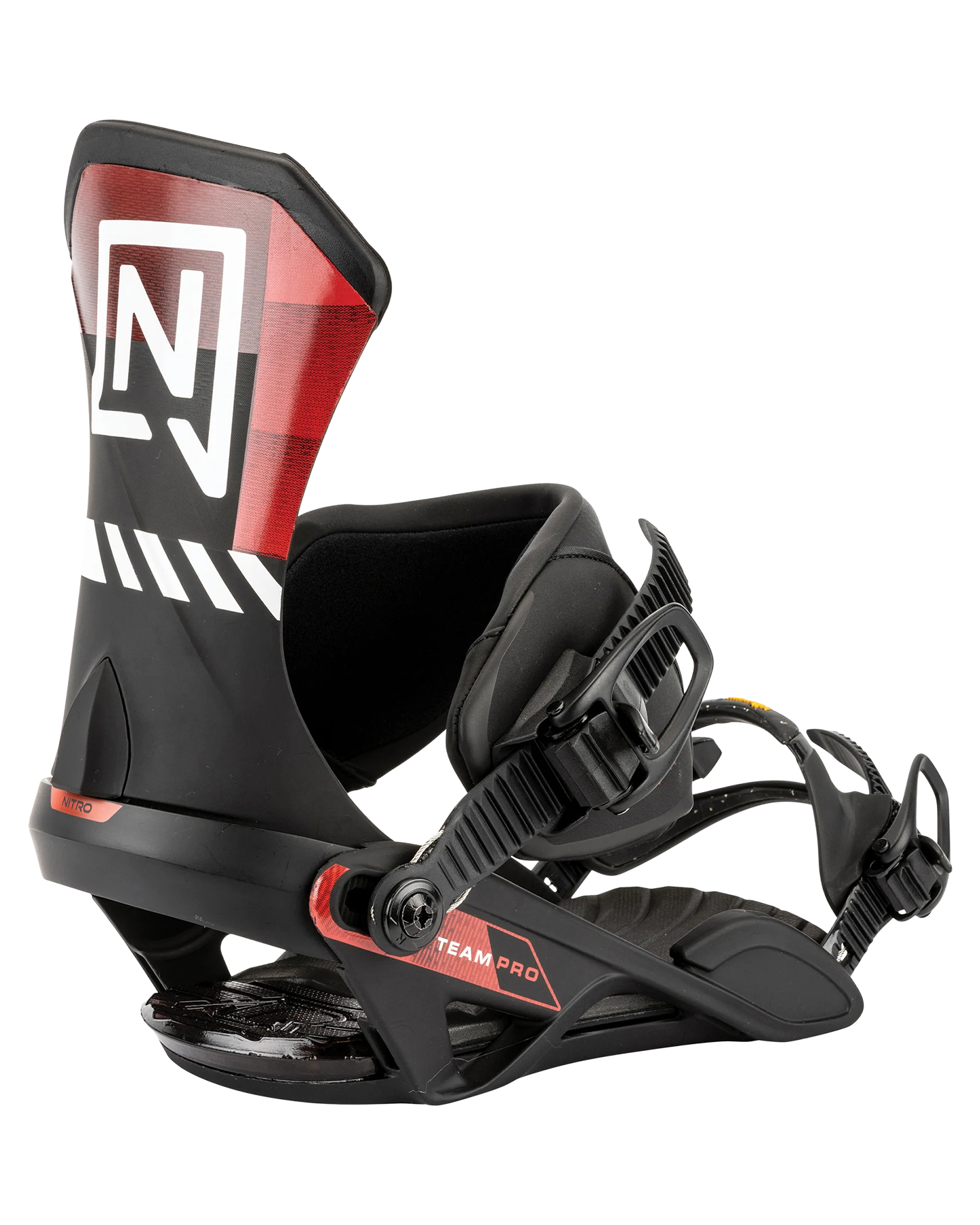 Nitro Men's Team Pro Snowboard Bindings - Black/Red