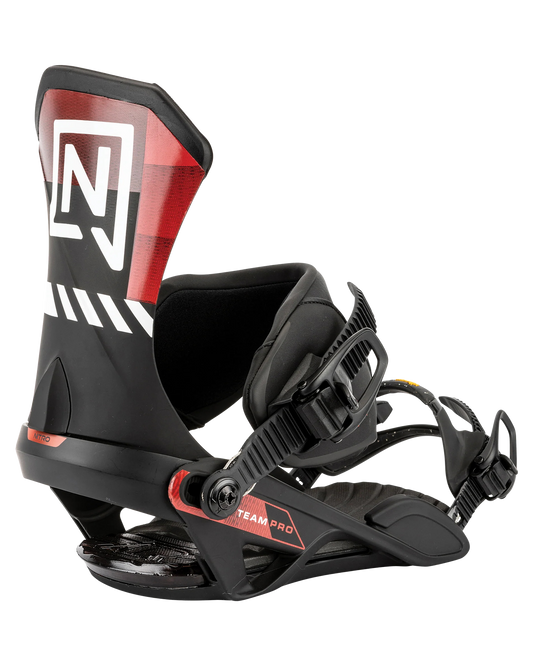 Nitro Men's Team Pro Snowboard Bindings - Black/Red