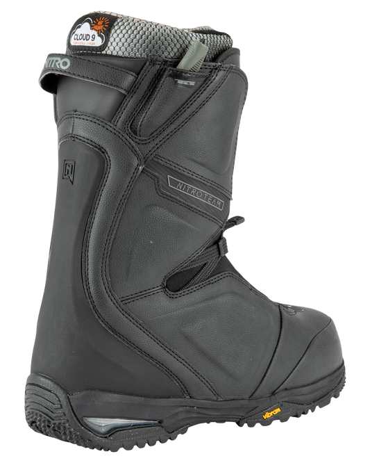 Nitro Men's Team Tls Snowboard Boots - Mud (9) Snowboard Boots - Trojan Wake Ski Snow