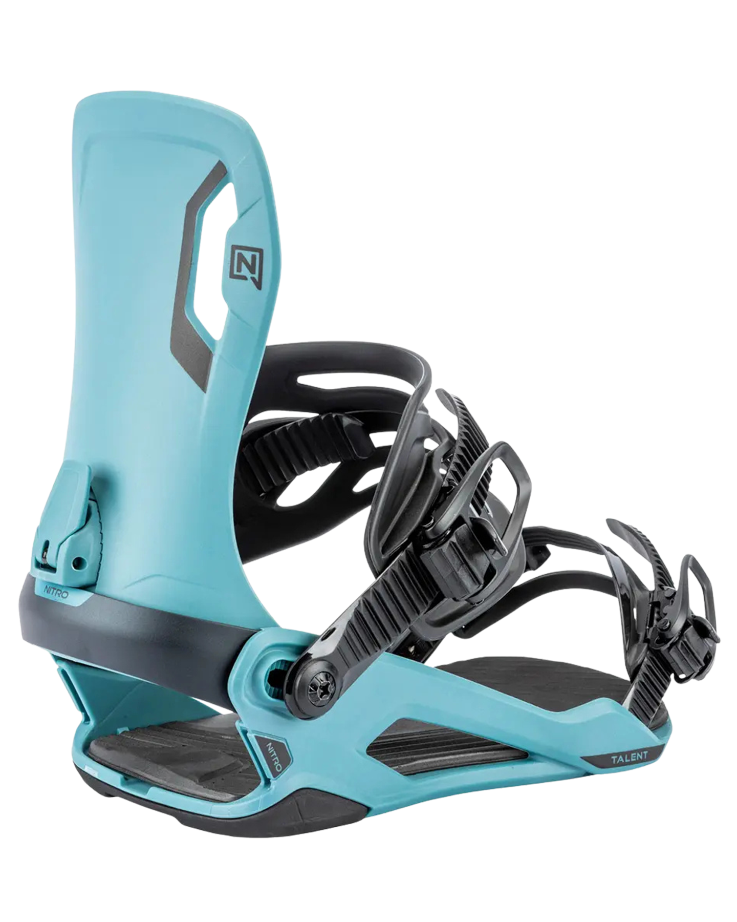 Nitro Talent U Snowboard Bindings - Dark Teal Unisex Snowboard Bindings - Trojan Wake Ski Snow