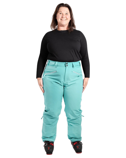 Nobody's Princess Zali Women's (Short) Snow Pant - Aqua Women's Snow Pants - Trojan Wake Ski Snow