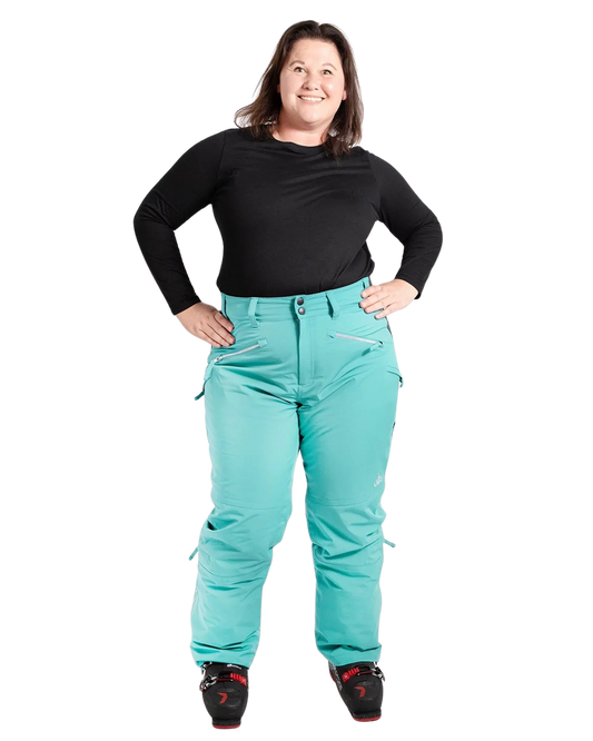 Nobody's Princess Zali Women's (Short) Snow Pant - Aqua Women's Snow Pants - Trojan Wake Ski Snow