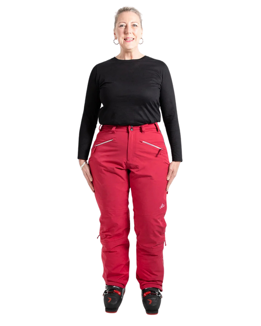 Nobody's Princess Zali Women's (Short) Snow Pants - Raspberry Women's Snow Pants - Trojan Wake Ski Snow