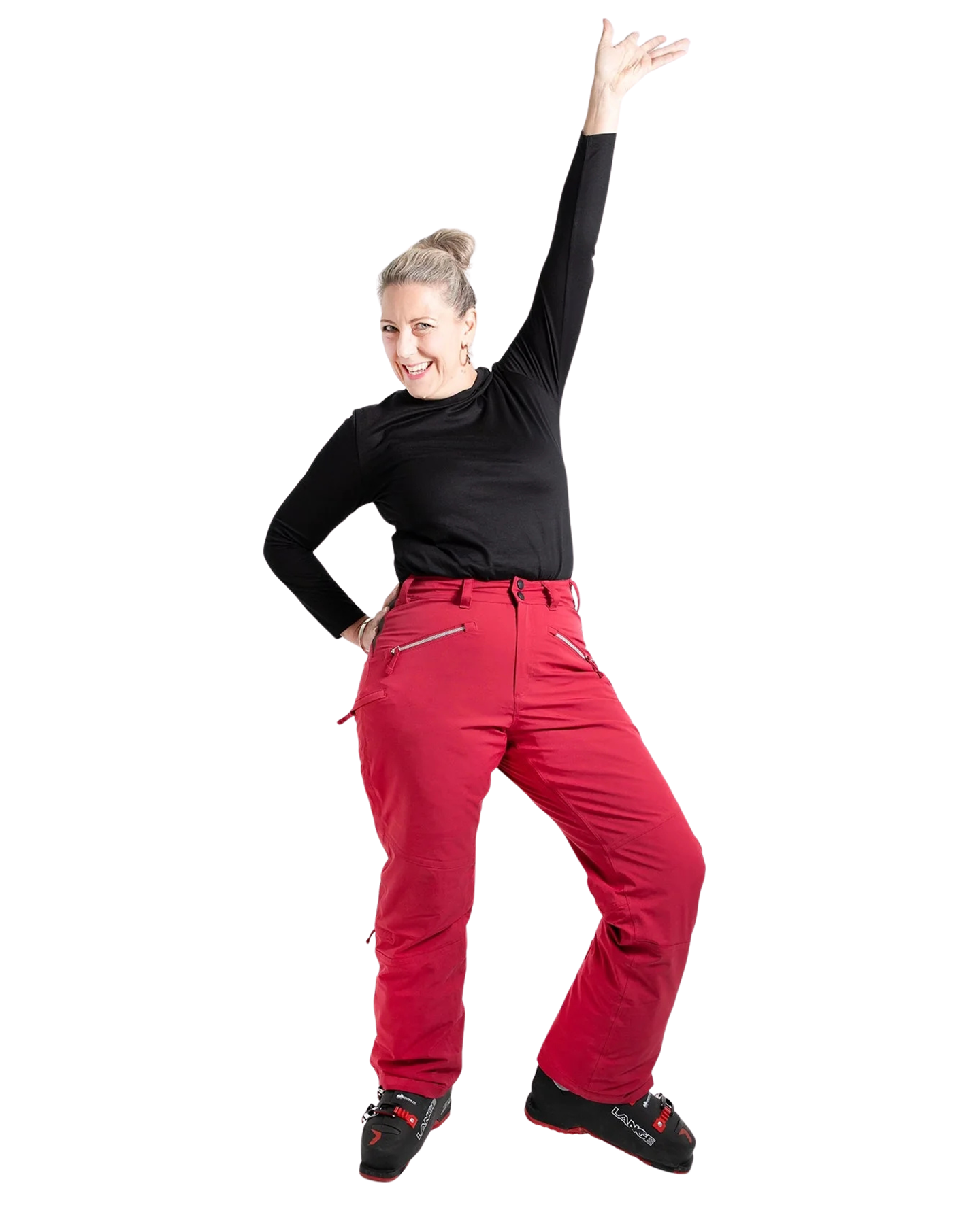 Nobody's Princess Zali Women's (Short) Snow Pants - Raspberry Women's Snow Pants - Trojan Wake Ski Snow