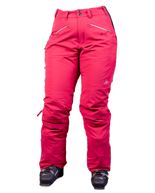 Nobody's Princess Zali Women's (Short) Snow Pants - Raspberry Women's Snow Pants - Trojan Wake Ski Snow