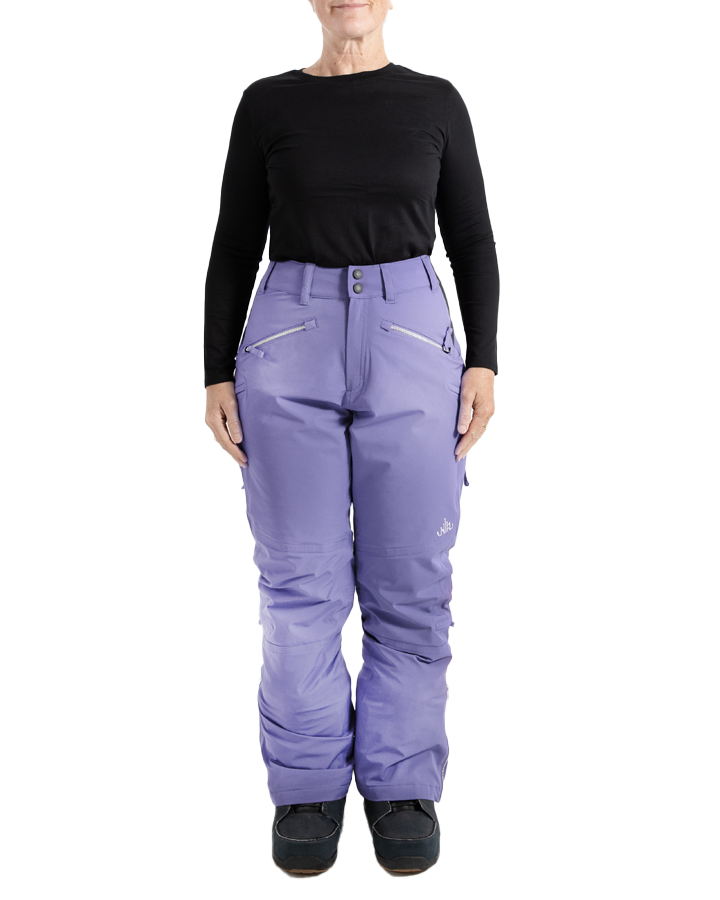 Nobody's Princess Zali Womens Snow Pant Short Violet 2023 Women's