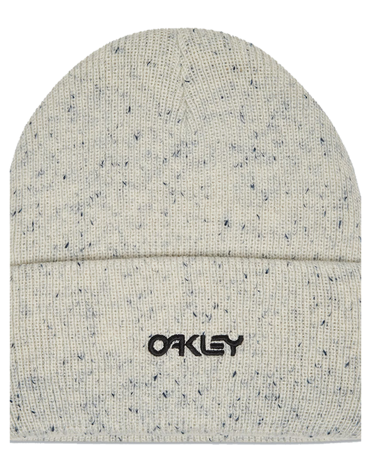 Oakley B1B Speckled Beanie - White Beanies - Trojan Wake Ski Snow